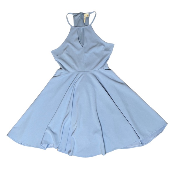 MIAMI Light Blue Sleeveless Dress Medium - Picture 2 of 6
